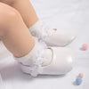 Toddler girl White shoes for baptism, wedding.