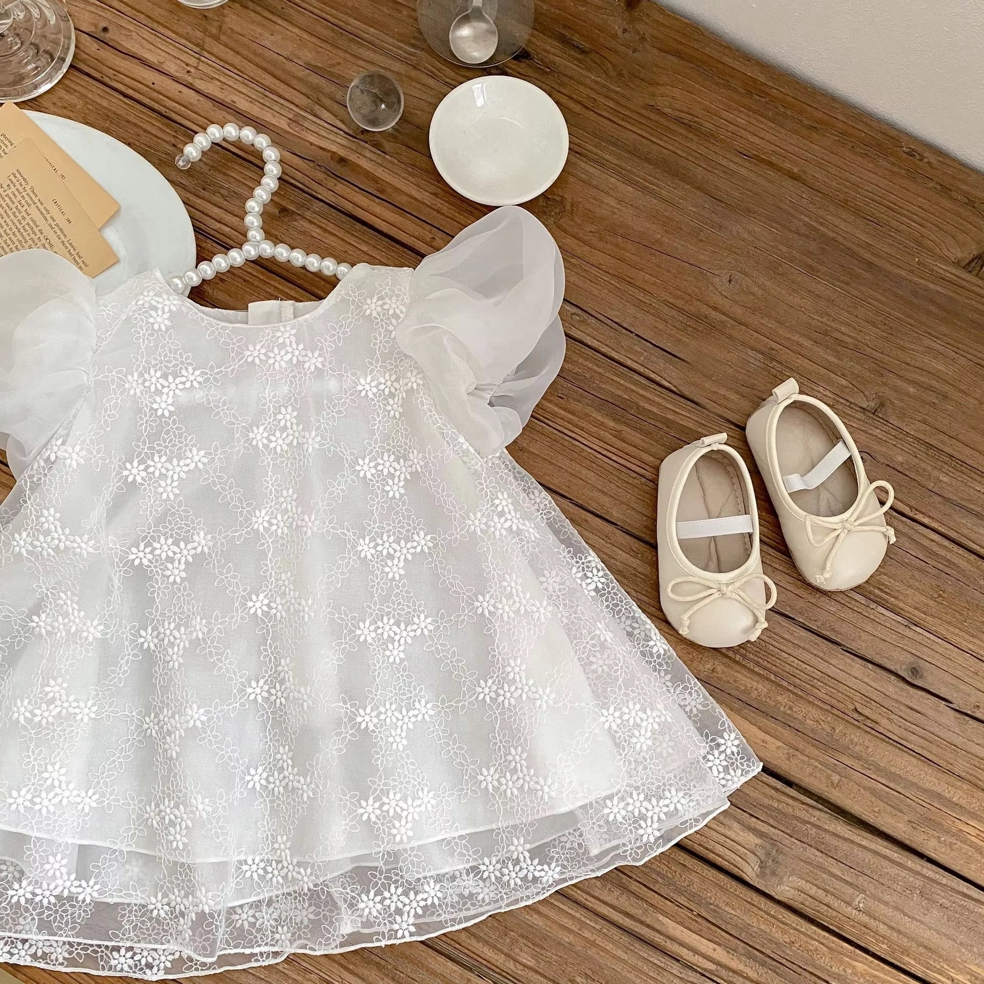 Elegant Baptism & Flower Girl Dress – Perfect for Special Occasions | Eliana Gift Shop