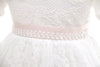 Elegant White Lace Christening Dress