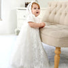 Elegant White Lace Christening Dress