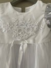 Elegant Christening & Baptism Dresses / Flower Girl Dresses, this dress comes with a Beautiful shoes