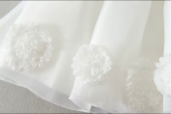 Elegant Baptism & Flower Girl Dresses. This Dress Comes with Free Beautiful Headband .