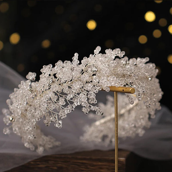 Luxury Bridal Crystal Headpiece – Elegant Wedding Tiara for Brides