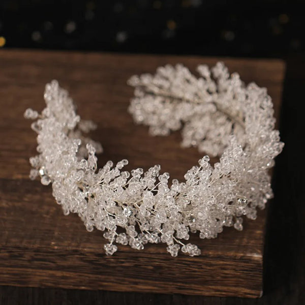 Luxury Bridal Crystal Headpiece – Elegant Wedding Tiara for Brides