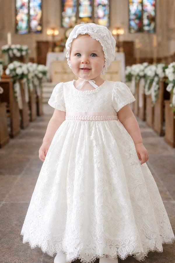 Luxury Baby Girl Baptism Dress