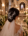Luxury Pearl Bridal Hair Vine – Crystal Wedding Hair Accessory for Bride, Bridal Headpiece, Wedding Hair Piece