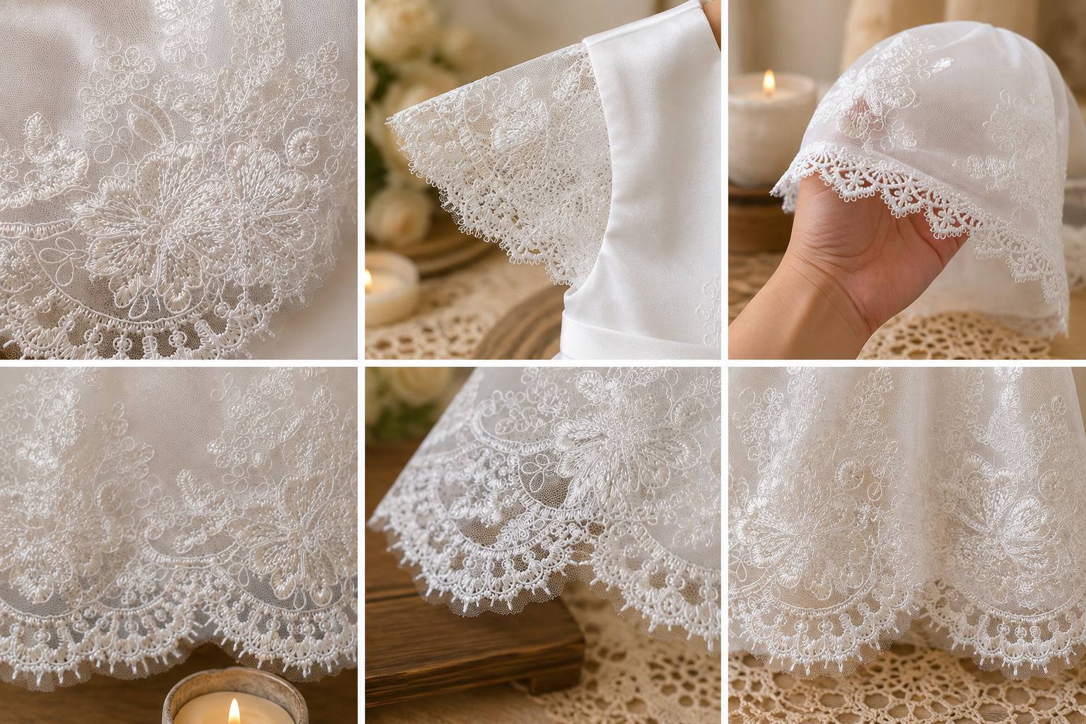 White Baby Girl Christening Dress Set - Lace Baptism Gown with Bonnet & Shoes
