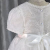 Elegant White Lace Christening Dress