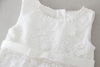 Elegant Baptism/Christening Gown With Bonnet for Baby Girls