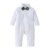 Baby Boy White Formal Suit Set with Bow Tie – Baptism, Wedding & Special Occasion Outfit