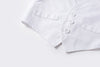Baby Boy White Baptism Outfit with Vest, Bow Tie, Suspenders & Cap – Formal Christening Suit
