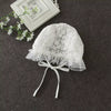 Baby Girl Baptism Dress with Matching Bonnet | White Lace Christening Gown for Infant & Toddler