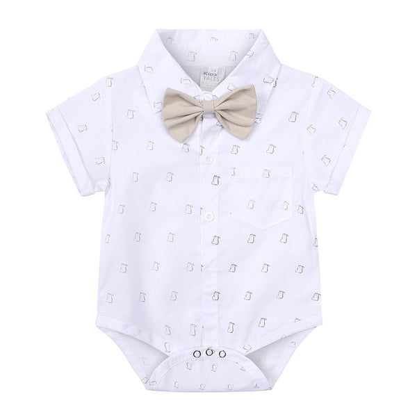 Baby Boy Formal Outfit with Suspenders – Birthday, Wedding & Church Clothes for Toddlers
