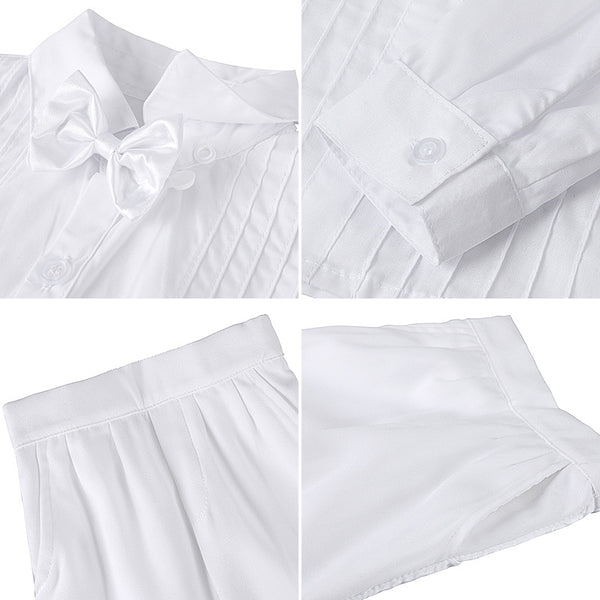 Baby Boy White Formal Suit for Wedding, Baptism & Special Events