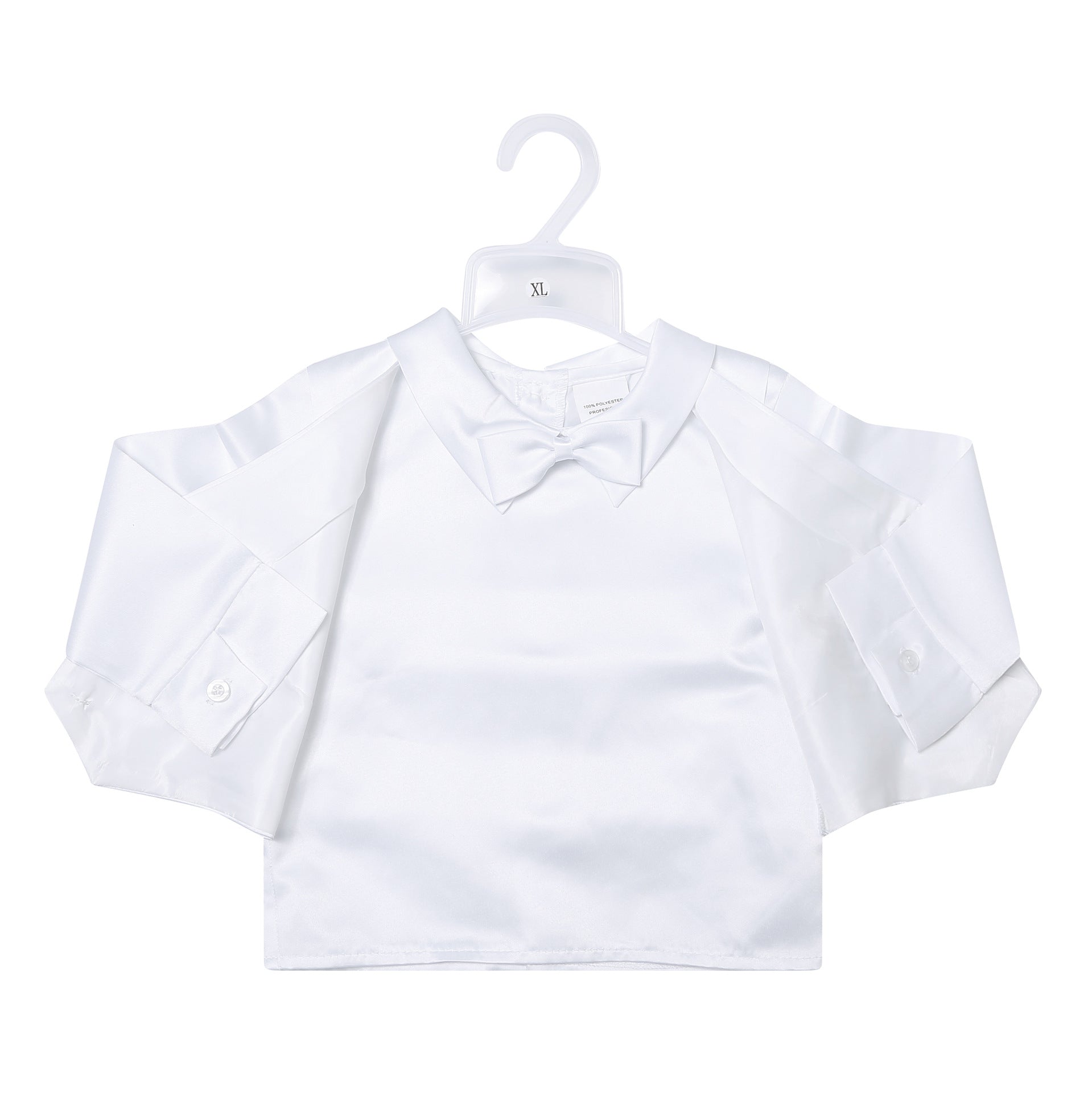 Baby Boy Christening Outfit – White Baptism Suit with Vest, Pants & Bonnet