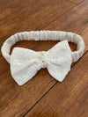 White Lace Baby Girl Dress – Perfect for Baptism & Special Occasions