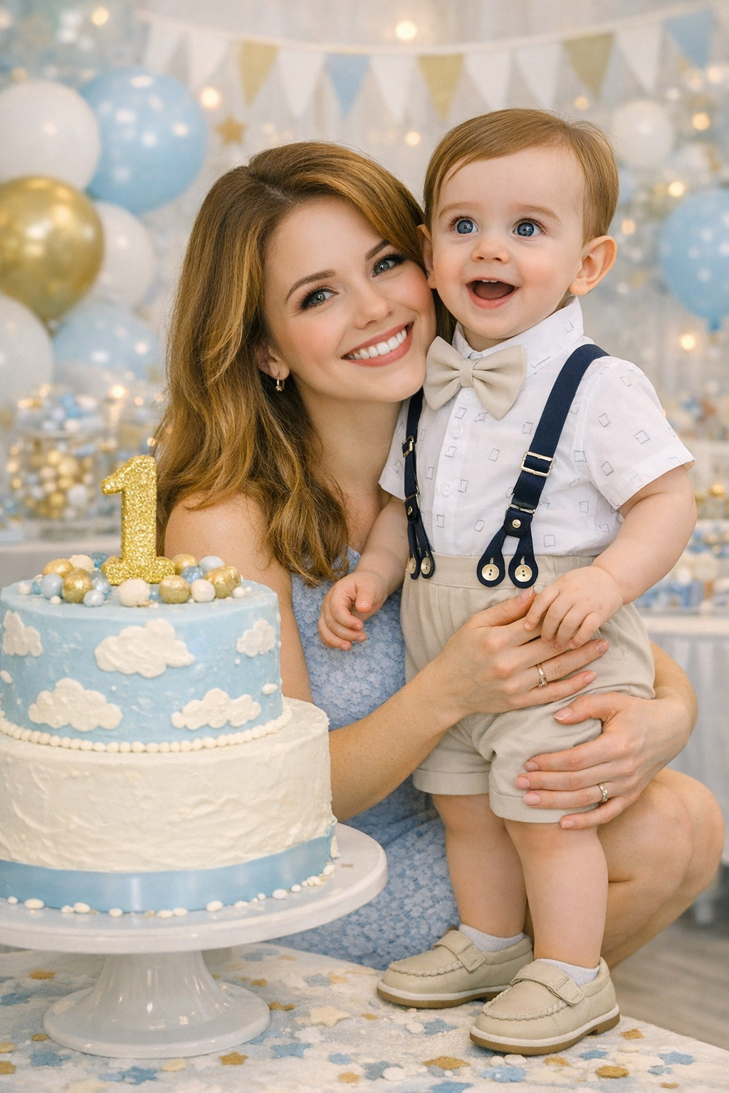 Baby Boy Formal Outfit with Suspenders – Birthday, Wedding & Church Clothes for Toddlers